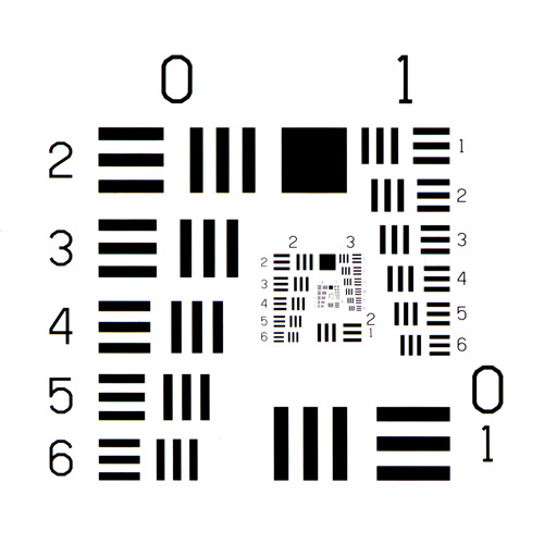 分辨率測(cè)試卡